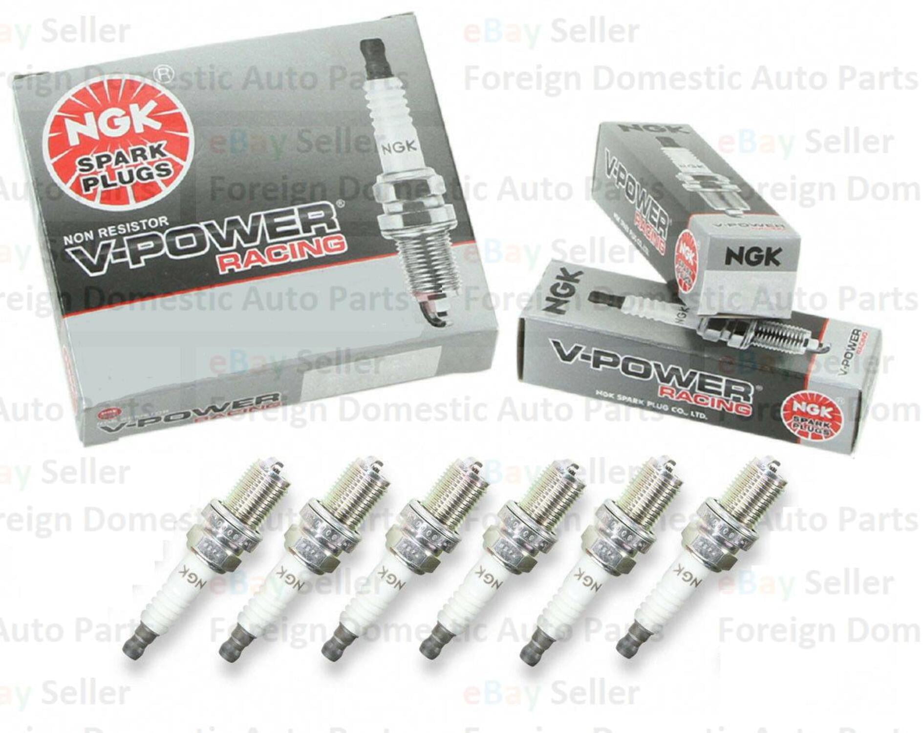 Set of 6 NGK V-Power Copper Spark Plugs BKR6EK (Stk#2288)