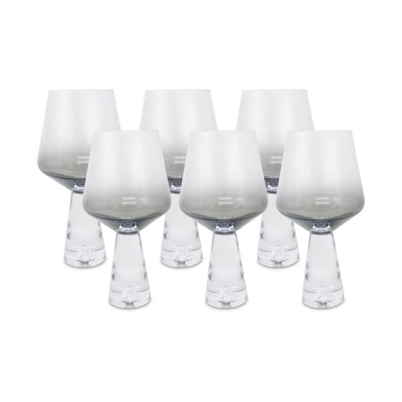 Set of 6 Ombre Wine Glasses