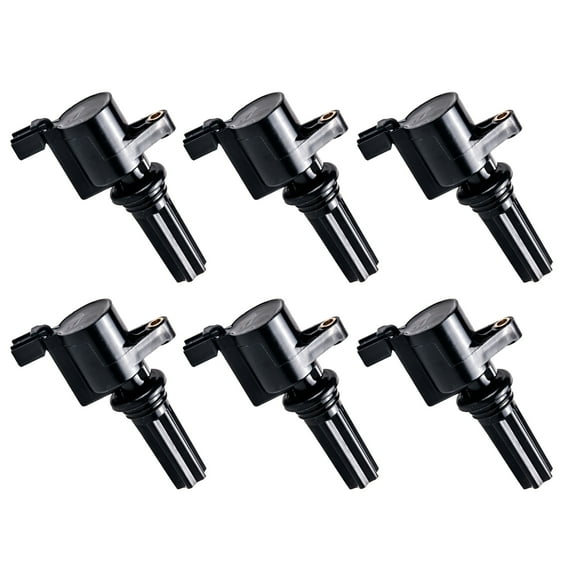 Set of 6 Performance Ignition Coils Packs Compatible with 2000-2005 Lincoln LS 2000-2002 Jaguar S-Type Replacement for DG517 DG528 1W4Z-12029-AA