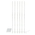 thumbnail image 1 of Set of 6 Pink LED Lighted White Branch Patio and Garden Novelty Christmas Light Stakes 6', 1 of 1