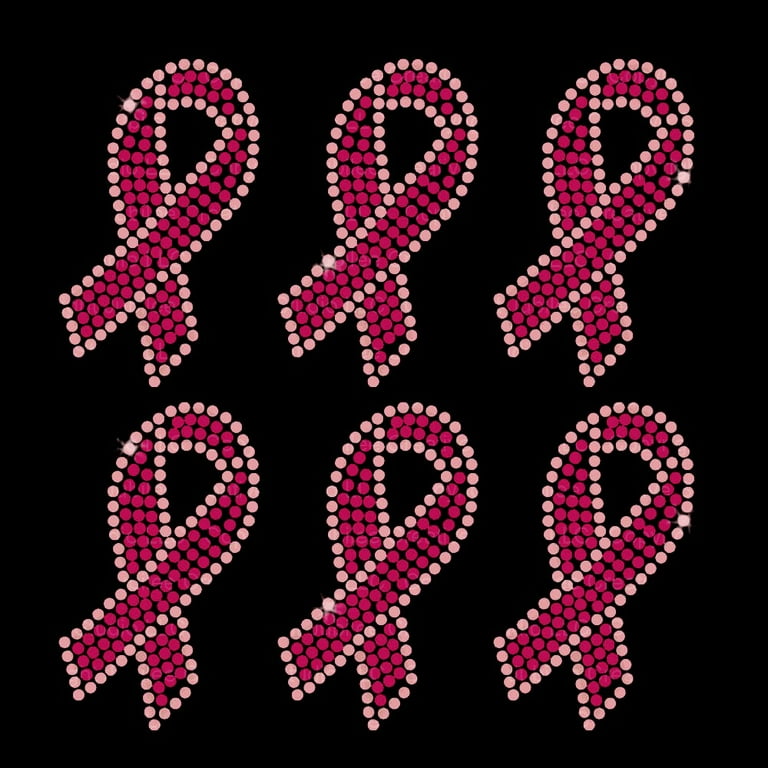 Set of Pink Ribbons. Breast Cancer Awareness Ribbons Collection