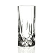 Set of 6 RCR Adagio High Ball Crystal Glassware Set - 12 oz, Dishwasher Safe
