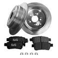 thumbnail image 1 of Set of 6 Rear 313mm Brake Disc Rotors-Ceramic Brake Pad Kit For 2005-2010 Honda Odyssey, 1 of 8