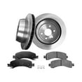 thumbnail image 1 of Set of 6 Rear 330mm Brake Disc Rotors-Ceramic Brake Pad Kit For 2003-2014 Chevrolet Express 1500, 1 of 8