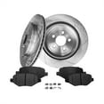 thumbnail image 1 of Set of 6 Rear 345mm Drilled Slotted Brake Disc Rotors-Ceramic Brake Pad Kit For 2013-2019 Ford Flex, 1 of 8