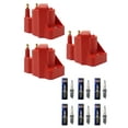 thumbnail image 1 of Set of 6 Red ISA Ignition Coils and Champion Spark Plugs Compatible with 1999-2008 Pontiac Grand Prix 3.8L Replacement for DR39, 1 of 3