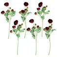 thumbnail image 1 of Northlight Real Touch™ Red Ranunculus Artificial Floral Sprays, Set of 6 - 21", 1 of 9