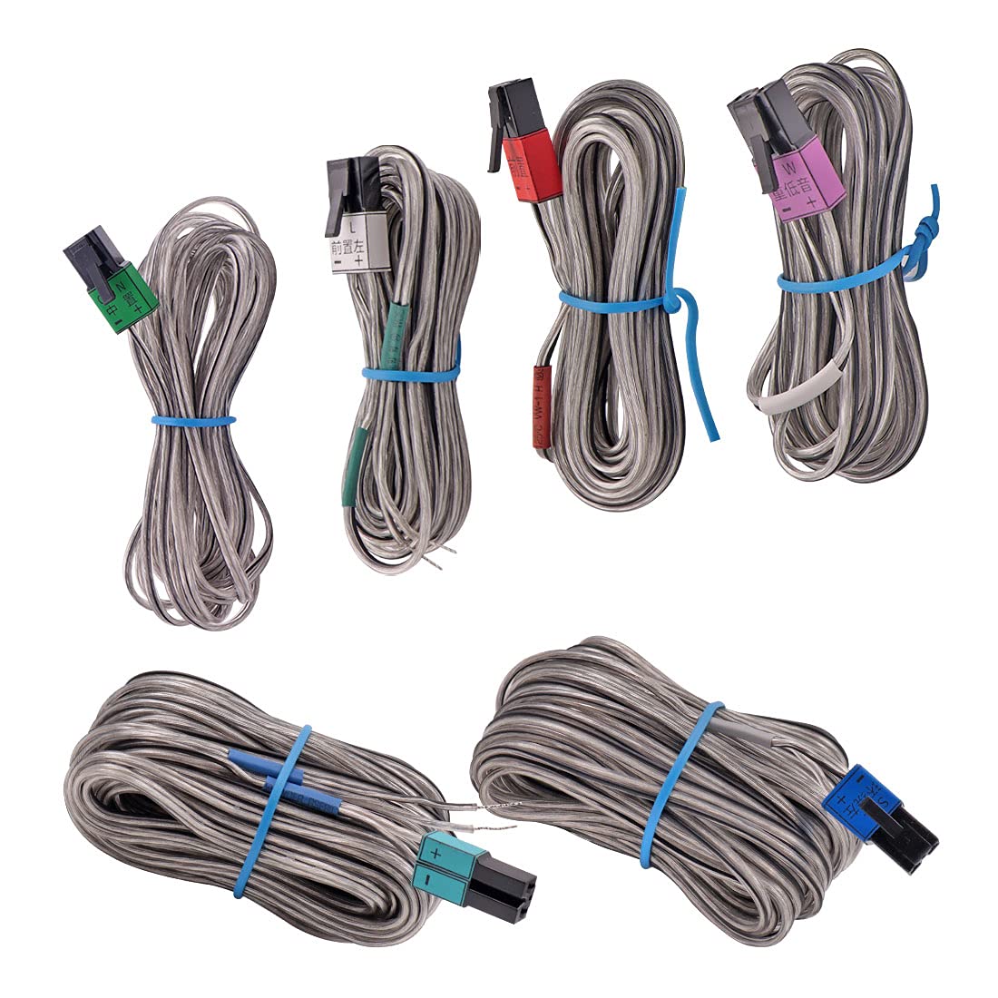 Câble Enceintes 3 Mètres 2 Pins - Rouge Et Noir - Compatible Sony Home Cinema, Barre De Son, Subwoofer - Fils De Connexion Haut-Parleur
