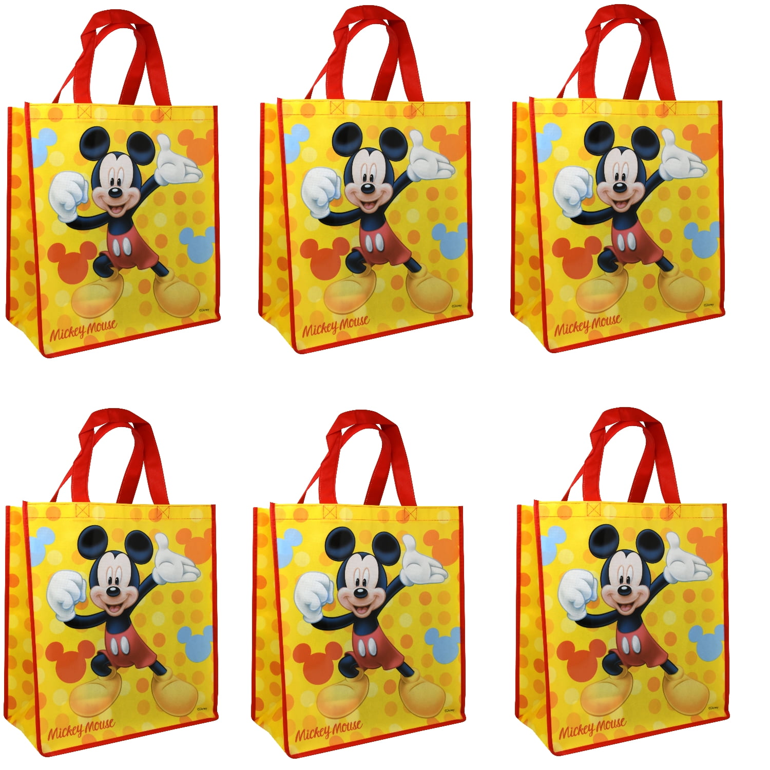 1st Birthday Mickey Mouse Gift Bag/Party Favor Gift Bags/4pcs | eBay