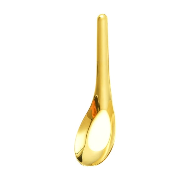 Set of 6 Rice Spoon Comfortable to Hold Soup Spoon Kitchen Spoon 304Stainless Steel Serving Spoon for Kitchen Dining