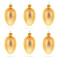 thumbnail image 1 of Set of 6 Rose Gold Mini Glass Egg Ornaments 2.9 Inches, 1 of 3