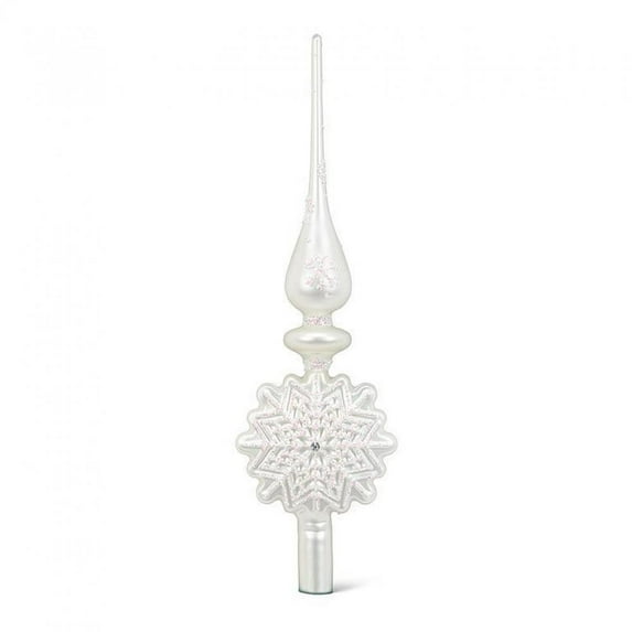 Set of 6 Silver Snowflake Tree Topper