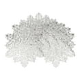 thumbnail image 1 of Set of 6 Snowflake Shape Placemats, Kitchen Table Mat, Seasonal Holiday Christmas Place Mats for Party Dining Table Silver 15inch, 1 of 6
