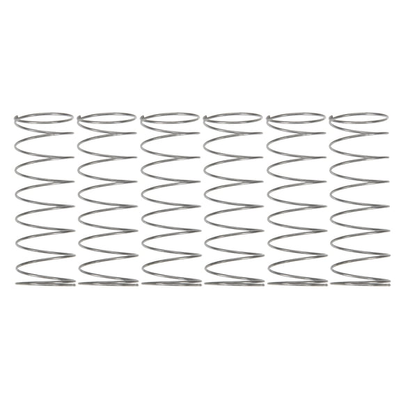 OUNONA 6-Piece Stainless Steel Trumpet Spring Set Replacement Parts for Musical Instrument Repair and Maintenance