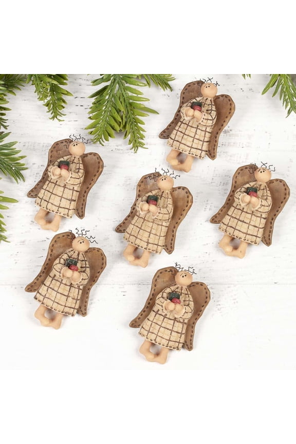 Set of 6 Teacher Angel Pins with Inspirational Quote by Factory Direct Craft - Unique and Thoughtful Gifts for Teachers