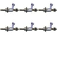 Set of 6 Toyota Fuel Injector 2325031030 for Lexus LS460 GS460 IS F