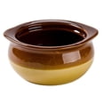 thumbnail image 1 of Set of 6 Two Tone 12 oz Onion Soup Crock Brown and Ivory CORE Dinnerware, 1 of 4