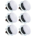 thumbnail image 1 of Vaiyer 5.25 Inch 8 Ohm 175W In-Ceiling Speakers Flush Mount Set of 6, 1 of 2