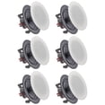 thumbnail image 1 of Set of (6) Vaiyer 6.5 Inch 8 Ohm 200 Watts Frameless Speakers Flush Mount in-Wall in-Ceiling 2-Way Mid Bass Woofer, 1 of 4