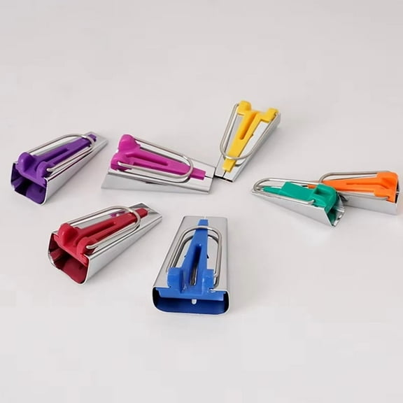 Set of 7 Size Fabric Bias Tape Makers Set 6-25MM Binding Tool Sewing Quilting Supplies DIY Crafts Patchwork Tape Makers