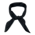 thumbnail image 1 of Set of 7 Solid Ribbon Scarves, Head Neck Pocket Square Scarf (Black), 1 of 5