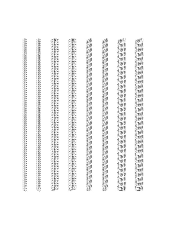 Set of 8 Adjustable Rings Tightener Spirals Spring Resizing Tool Jewelry Guard Flexible Coil Wrap for Men and Women