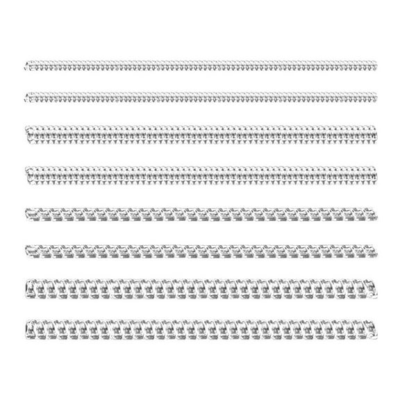 Set of 8 Adjustable Rings Tightener Spirals Spring Resizing Tool Jewelry Guard Flexible Coil Wrap for Men and Women
