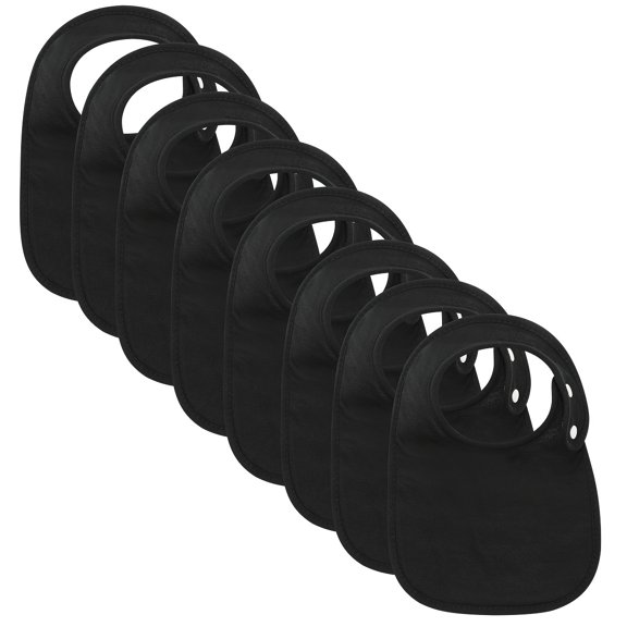 Set of 8 Baby Bibs, Super Absorbent And Ultra-Soft for Feeding