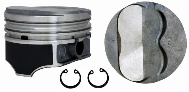 Pro Max Pistons; Chevy 396-502 (Mark IV) 2618 Forged Open Chamber Dome - Standard Deck Block 27