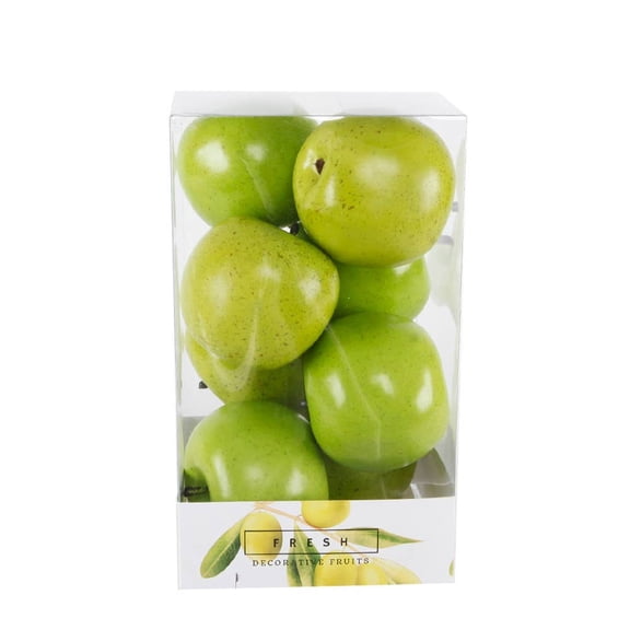 Set of 8 Faux Green Apples