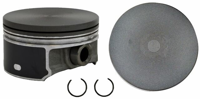 Set Of 8 Flat Top Hypereutectic Pistons For GM 6.0L (2002-2014) - 4.030" Bore, .030 Oversized