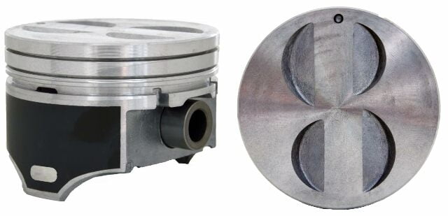 Set Of 8 Flat Top Pistons For 96-00 Ford 5.0L/302 – Hypereutectic With Coated Skirts, 4.000in Bore