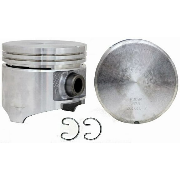 Set of 8 Flat Top Pistons for 85-03 Chrysler/Dodge/Ram/Jeep 5.2L/318 | .020 (.50mm Oversized) | 3.930in. Bore Diameter