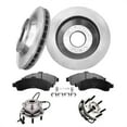 thumbnail image 1 of Set of 8 Front 305mm Brake Disc Rotors-Ceramic Brake Pad Kit-Wheel Hub Bearing Assembly For 2004 2005 Buick Rainier, 1 of 10