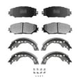 thumbnail image 1 of Set of 8 Front Ceramic Brake Pad Kit-Rear Drum Brake Shoe For 2009-2013 Toyota Corolla, 1 of 4