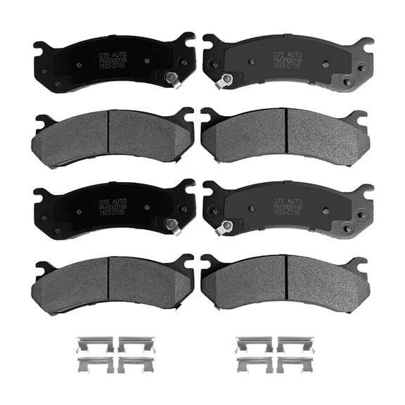 Set of 8 Front-Rear Ceramic Brake Pad Kit For 2001 2002 Chevrolet Silverado 1500