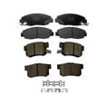 thumbnail image 1 of Set of 8 Front-Rear Ceramic Brake Pad Kit For 2002 2003 2012 Honda Civic, 1 of 7