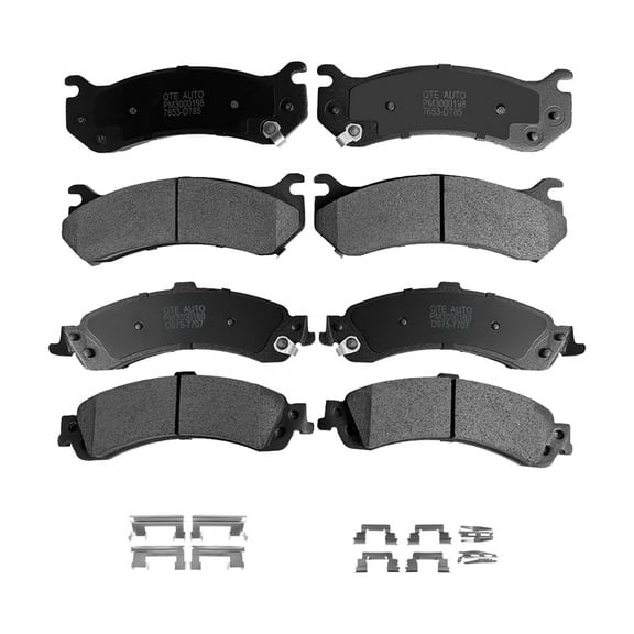 Set of 8 Front-Rear Ceramic Brake Pad Kit For 2003-2006 Cadillac Escalade ESV