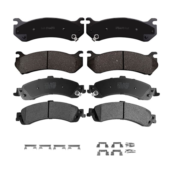 Set of 8 Front-Rear Ceramic Brake Pad Kit For 2004-2006 Cadillac Escalade
