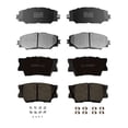 thumbnail image 1 of Set of 8 Front-Rear Ceramic Brake Pad Kit For 2006-2018 Toyota RAV4, 1 of 4