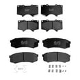 thumbnail image 1 of Set of 8 Front-Rear Ceramic Brake Pad Kit For 2007-2014 Toyota FJ Cruiser, 1 of 4