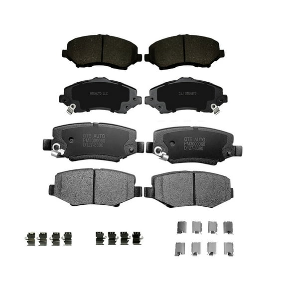 Set of 8 Front-Rear Ceramic Brake Pad Kit For 2008-2012 Jeep Liberty