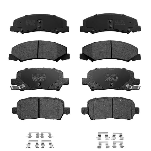 Set of 8 Front-Rear Ceramic Brake Pad Kit For 2011-2013 Chevrolet Impala