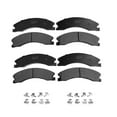 thumbnail image 1 of Set of 8 Front-Rear Ceramic Brake Pad Kit For 2011-2016 GMC Sierra 3500 HD, 1 of 4