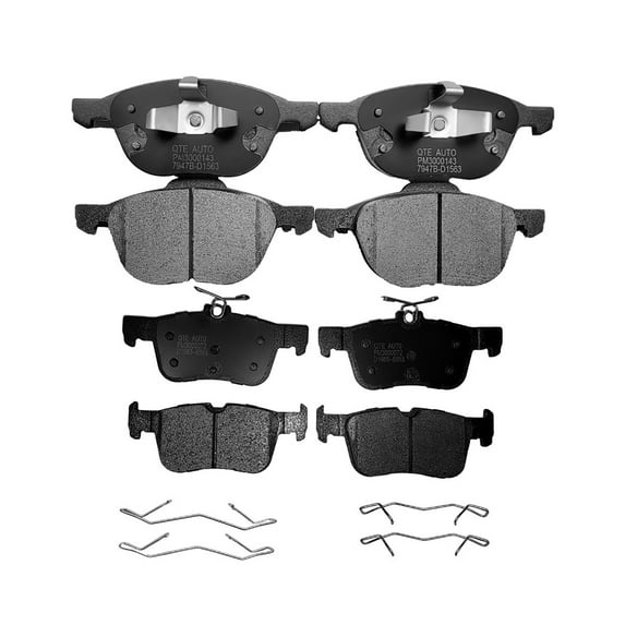 Set of 8 Front-Rear Ceramic Brake Pad Kit For 2017-2019 Ford Escape L4