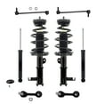 Set of 8 Front Sway Bar LinkQuick Complete StrutCoil Spring Assembly