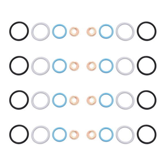 Set of 8 Fuel Injector O-Ring Seal Kits Fit for Ford Powerstroke 6.0L Diesel 3C3Z-9229-AA CM-5055