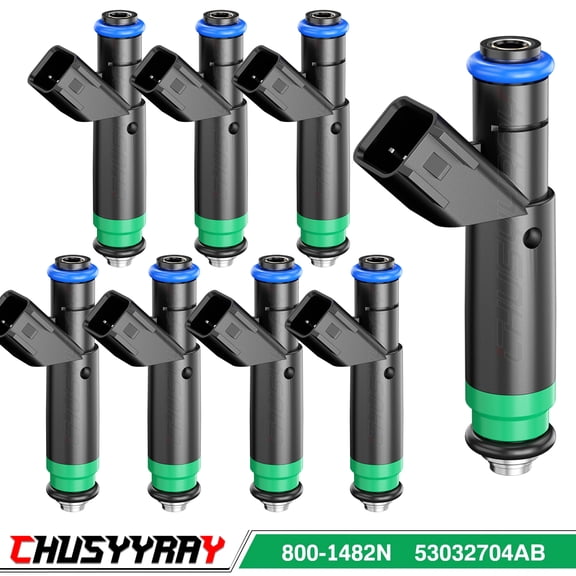 Set of 8 Fuel Injectors for 2001-2007 Dodge Ram 1500 Dakota Durango 4.7L V8
