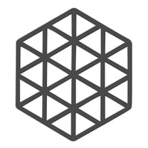 Set of 8 Hexagon Silicone Trivet Mats and Hot Pads, Heat Resistant Multifunctional Kitchen Tools for Counter Protection and Pot Holding