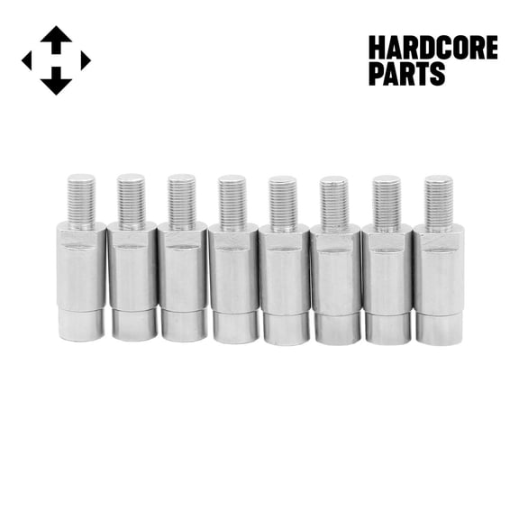 Set of 8 High Performance ATV Stud Wheel Spacers 2.5" fits all ATV UTV with 3/8"-24 threads - Compatible with Polaris Sportsman Scrambler